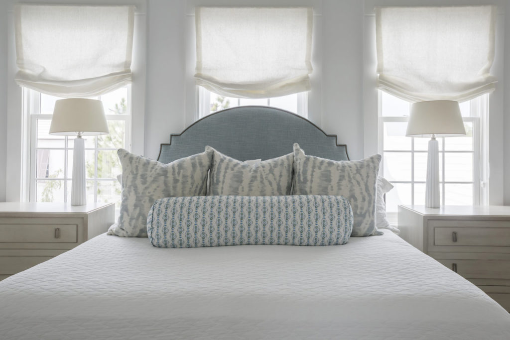 headboard under window